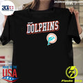 Miami Dolphins Black Vintage Shirt