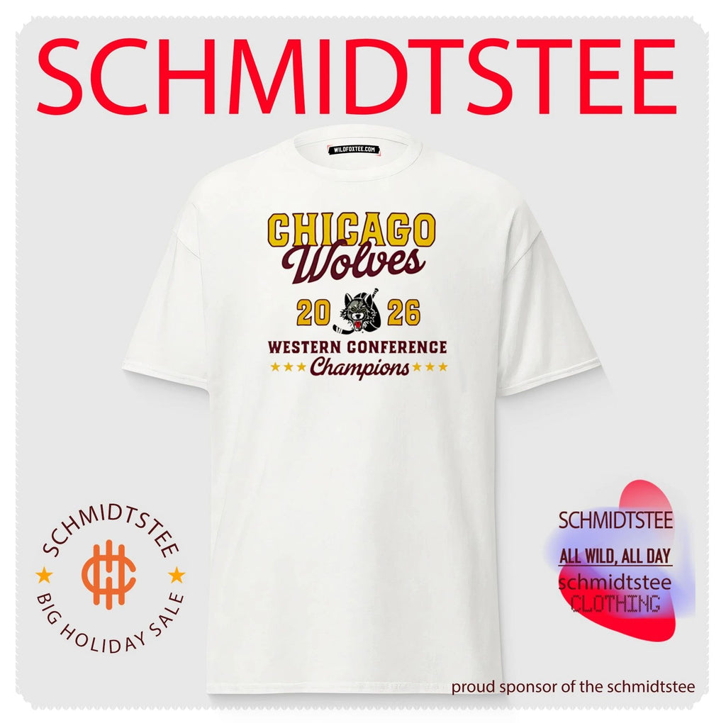 Chicago Wolves 2026 Western Conference Champions classic shirt
