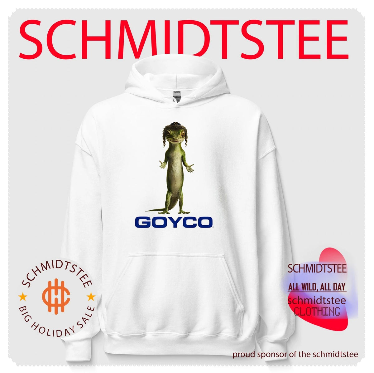 Goyco Geico Gecko Jews cartoon shirt