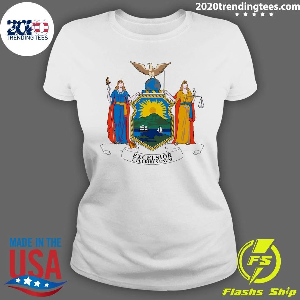 Excelsior E Pluribus Unum Flag of New York 1896–1901 Shirt