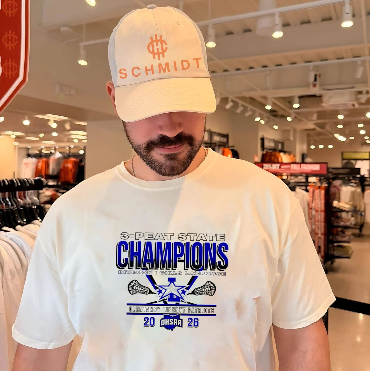 Olentangy Liberty Patriots 2026 OHSAA Girls Lacrosse D1 3-Peat State Champions shirt