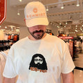 Crazy Larry’s records and tapes man portrait shirt