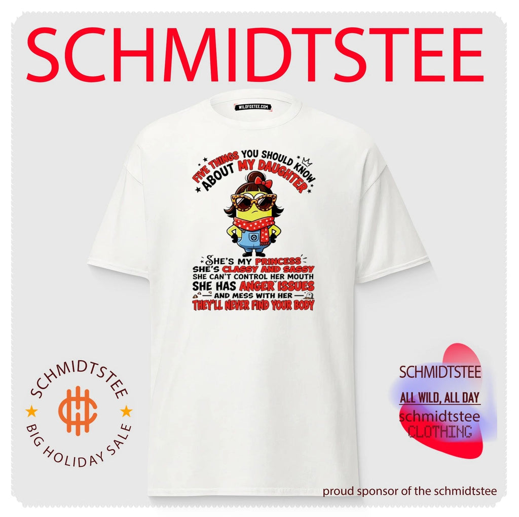 Five things you should know about my daughter she’s my princess Minion shirt