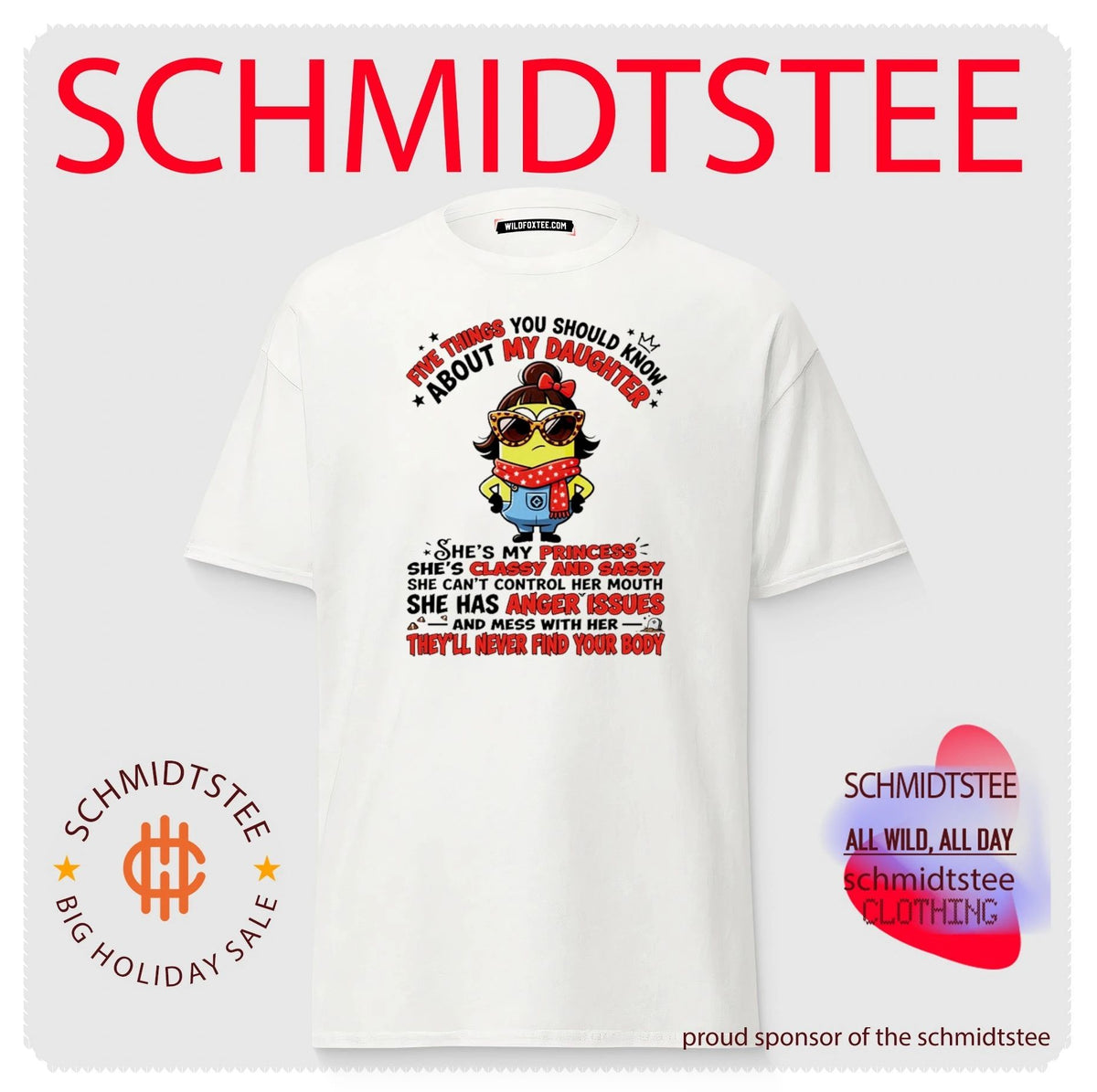Five things you should know about my daughter she’s my princess Minion shirt