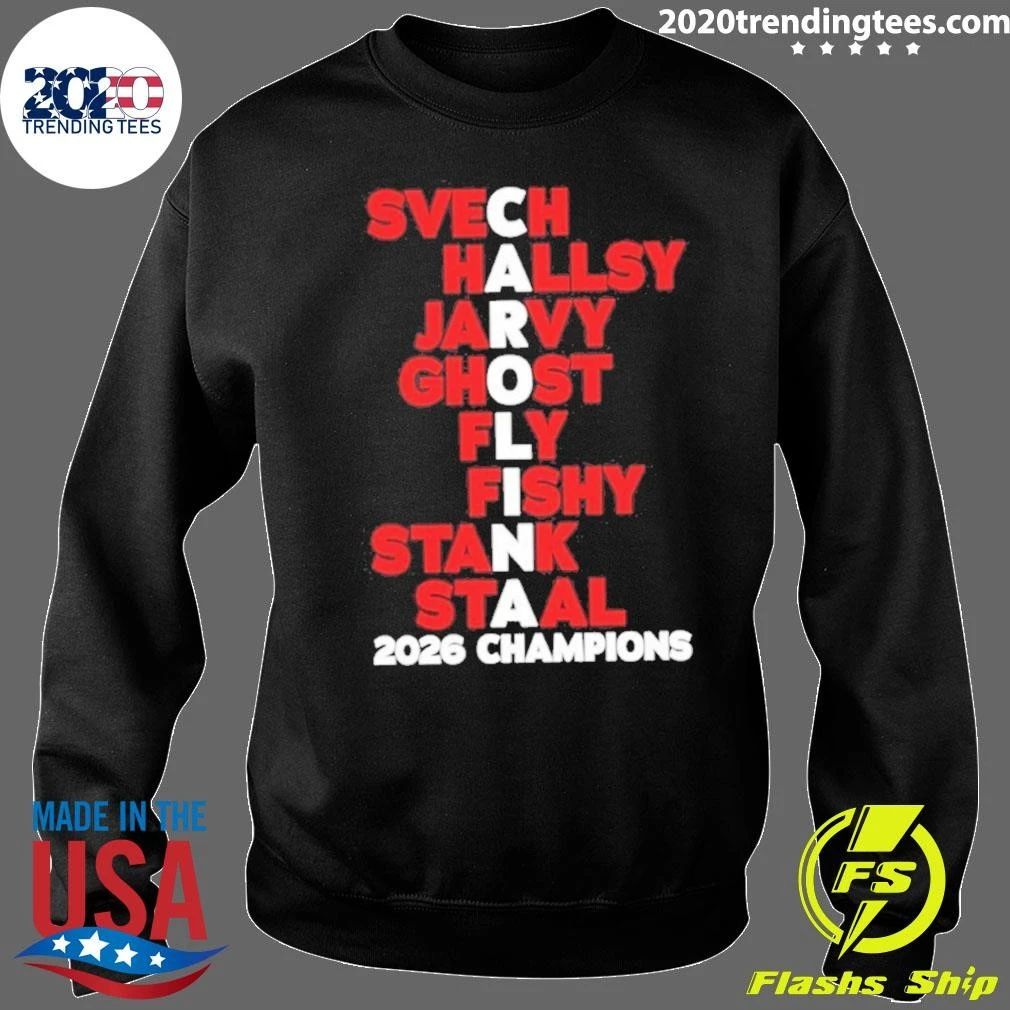 Carolina Hurricanes Players Names 2026 Stanley Cup Champions Shirt