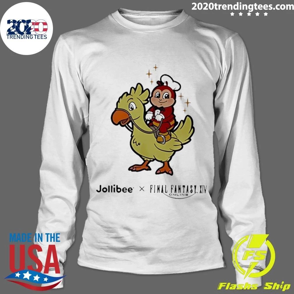Jollibee X Final Fantasy Xiv Online Logo Shirt