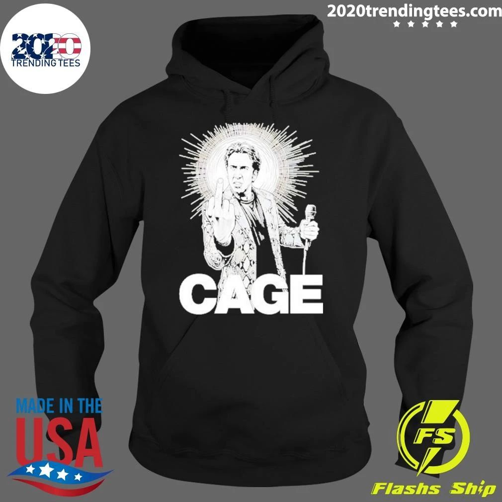 Nicolas Cage Style Johnny Cash Shirt