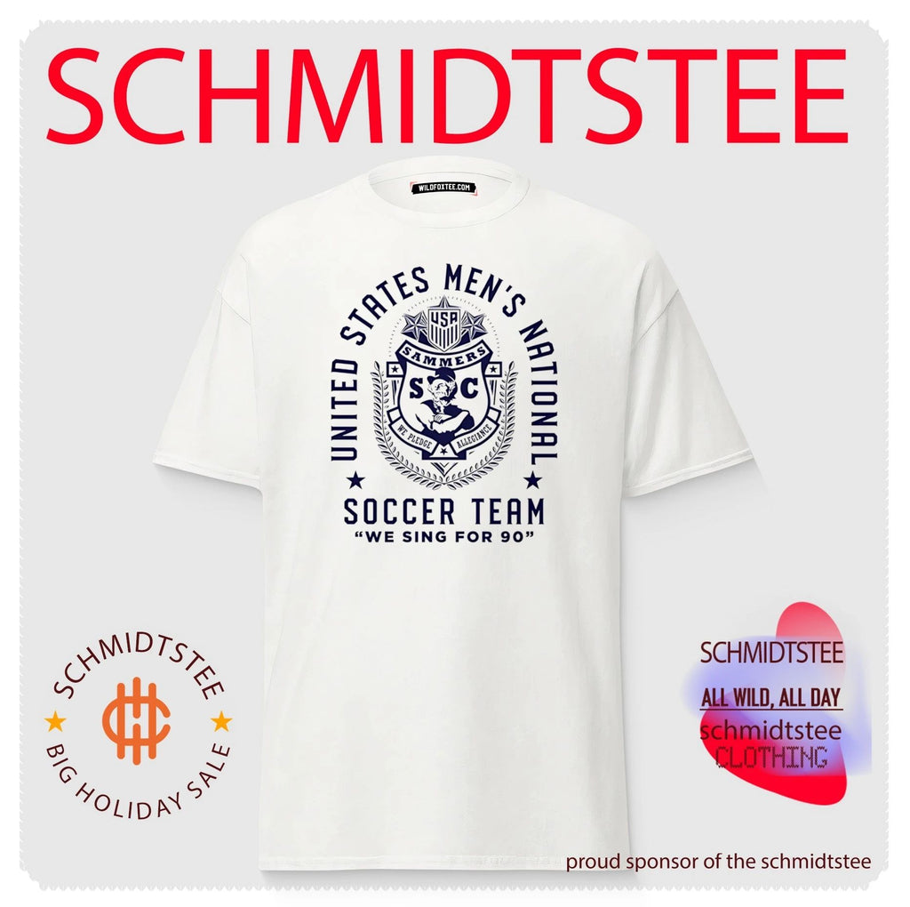 US Soccer Sammers We Sing For 90 Emblem logo shirt