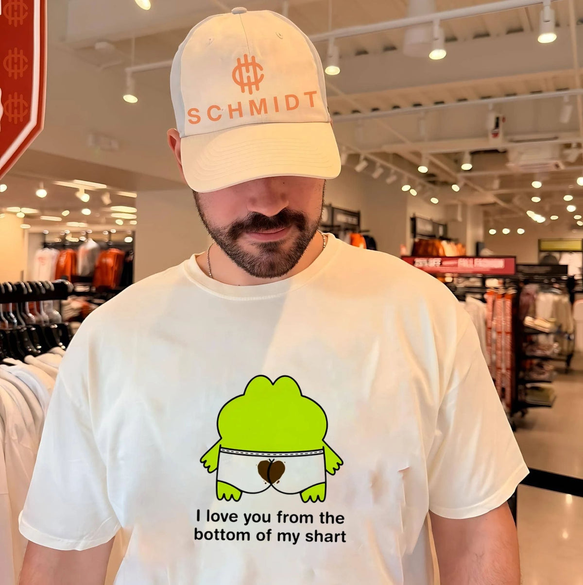 Frog I Love You from the Bottom of My Shart shirt