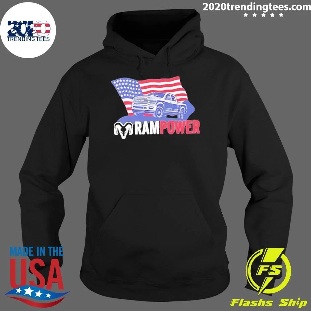 Ram Power Patriotic Truck American Flag Shirt