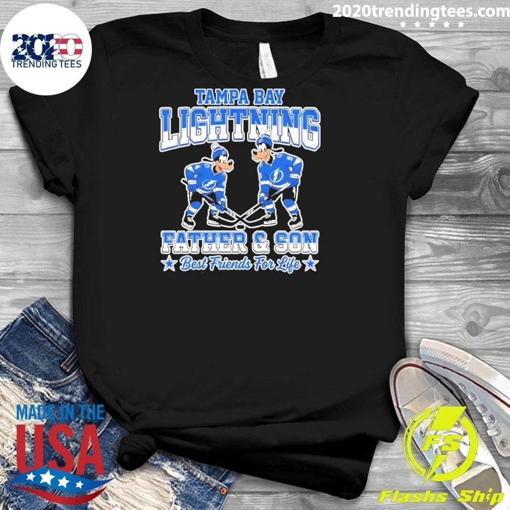 Tampa Bay Lightning Father And Son Best Friends For Life Shirt