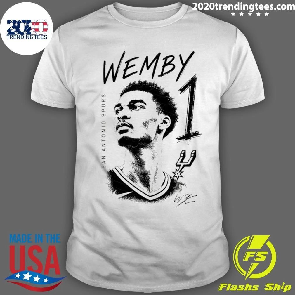 Wembanyama Basketball Star San Antonio Spurs Wemby 1 Shirt