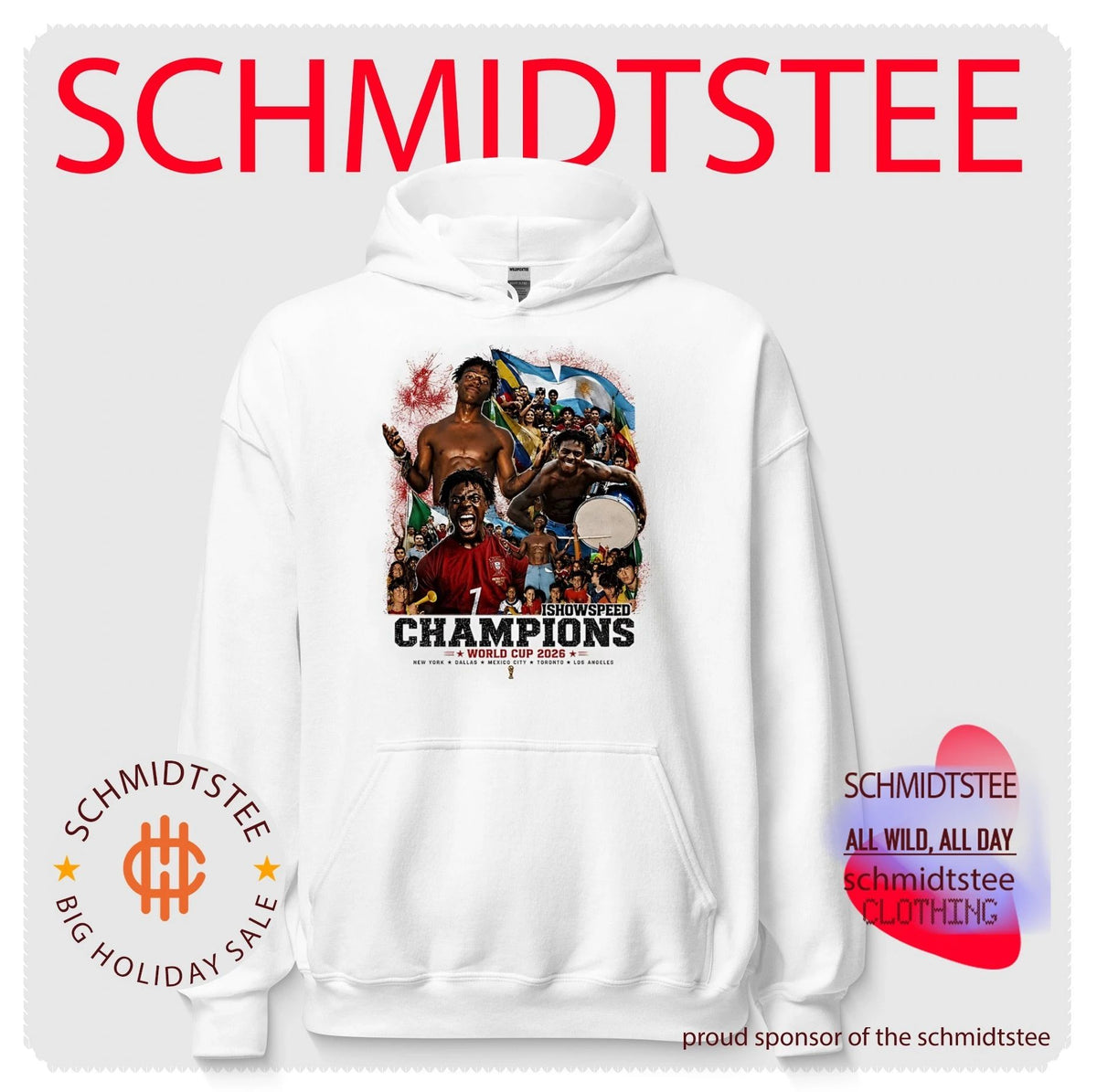 Ishowspeed Champions World Cup 2026 illustrated shirt