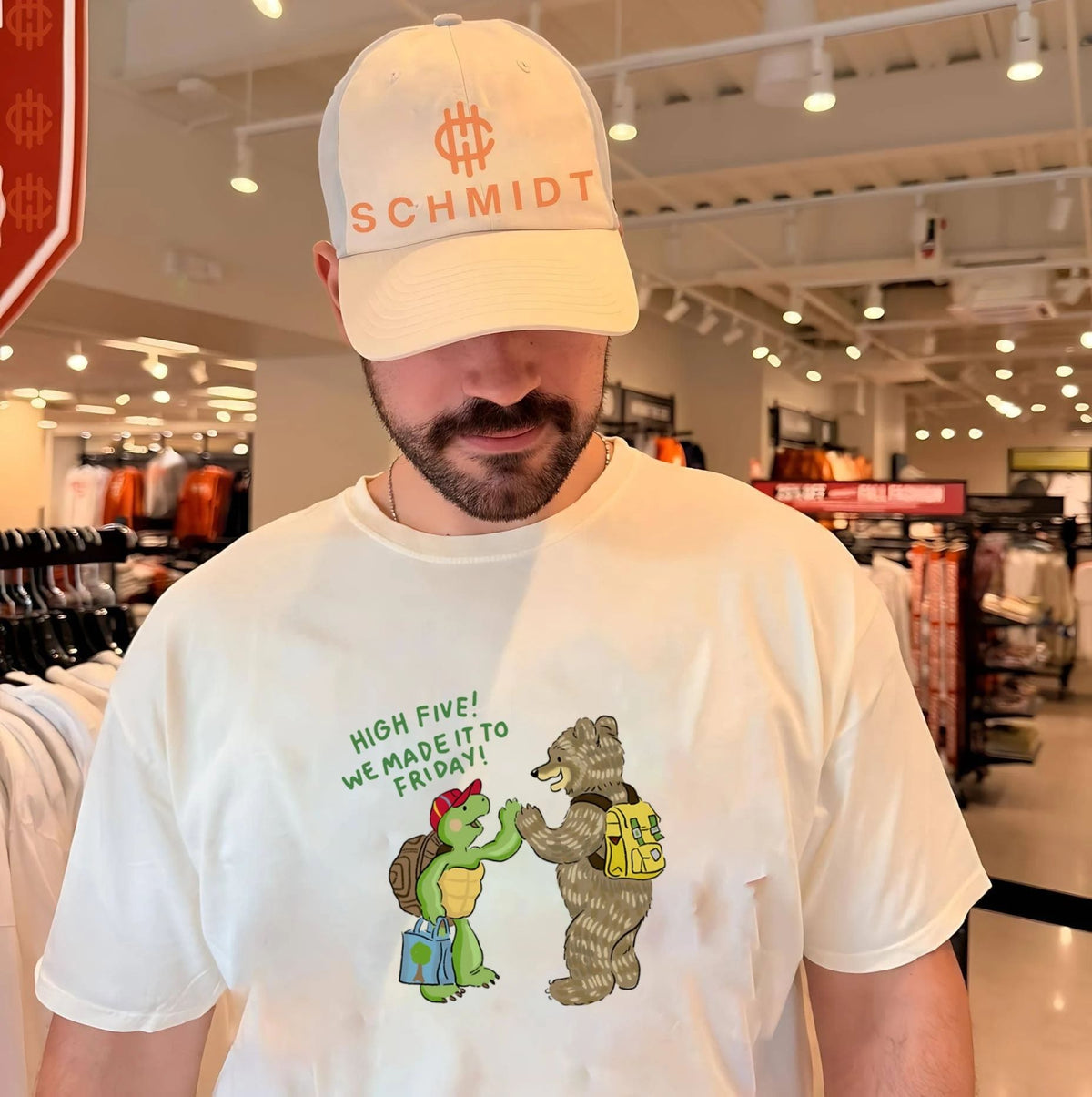 High five we made it to friday turtle and bear shirt