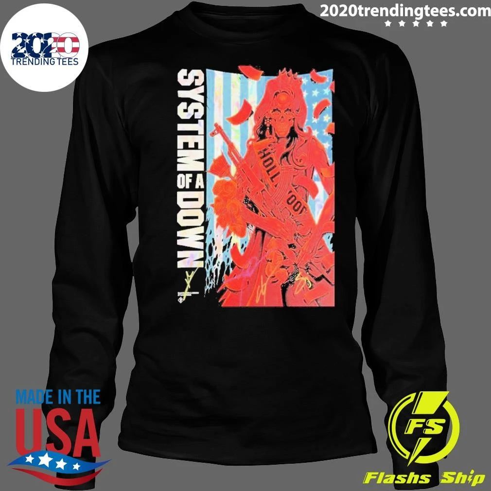 System of a Down By Luke Preece Signed Poster Shirt