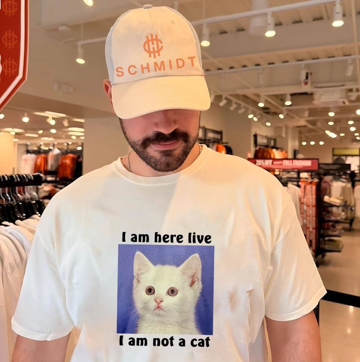 I am here live I Am Not A Cat shirt