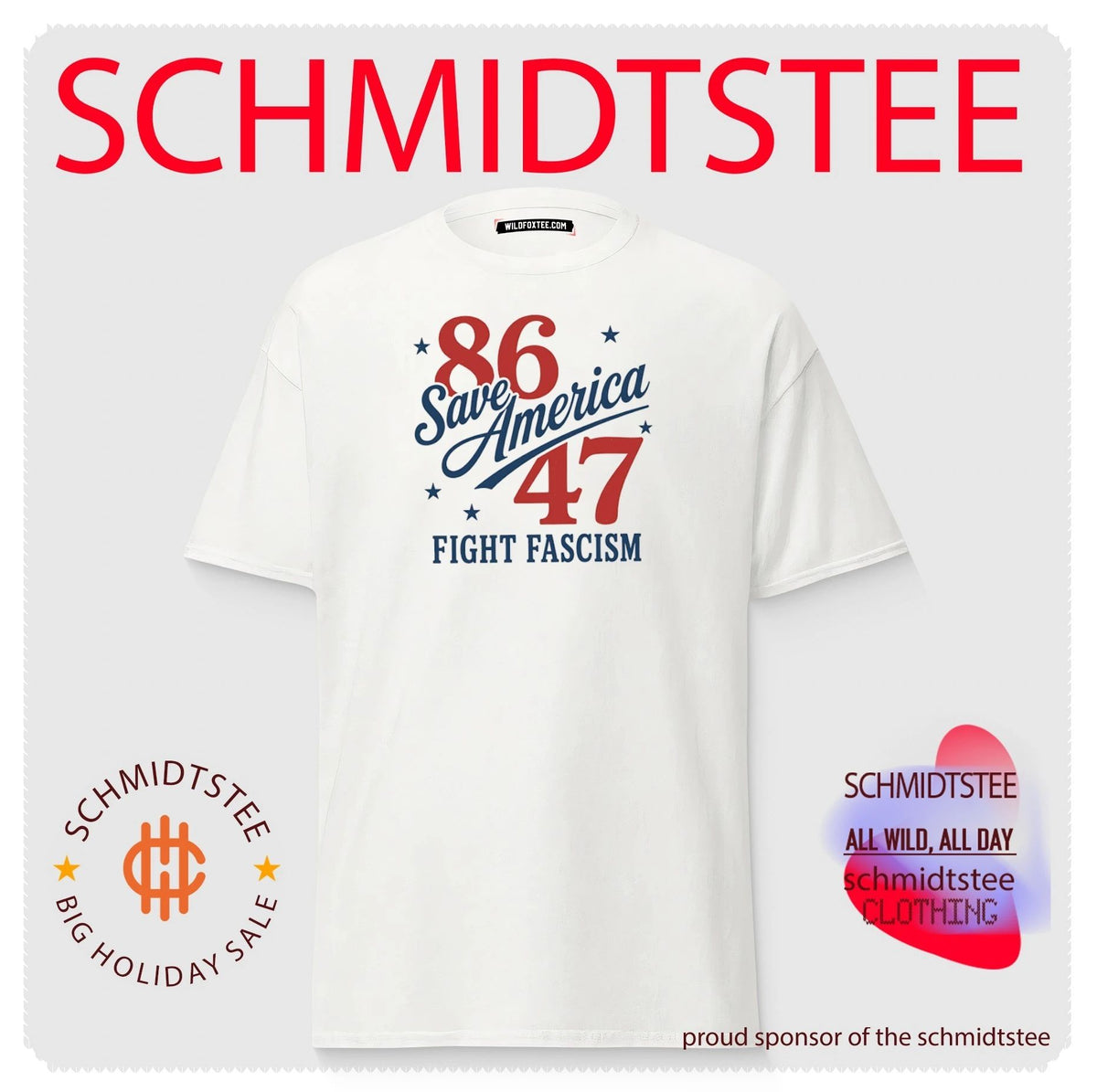 86 Save America 47 fight fascism shirt