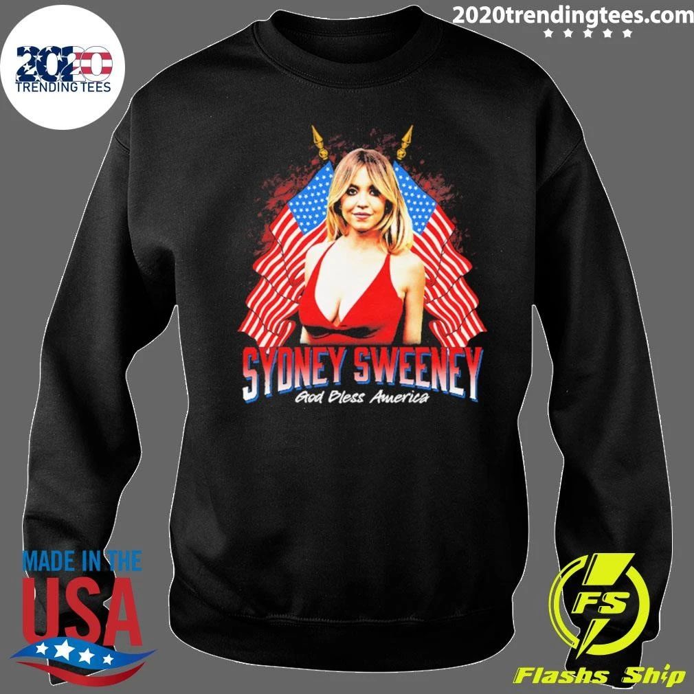 Sydney Sweeney God Bless America Tee Shirt