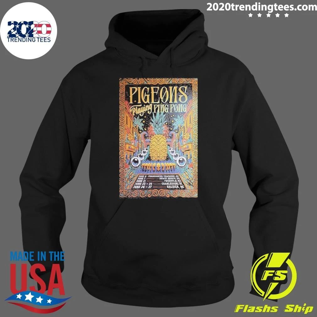 Pigeons Playing Ping Pong Tour June 6-27 2026 Poster Shirt
