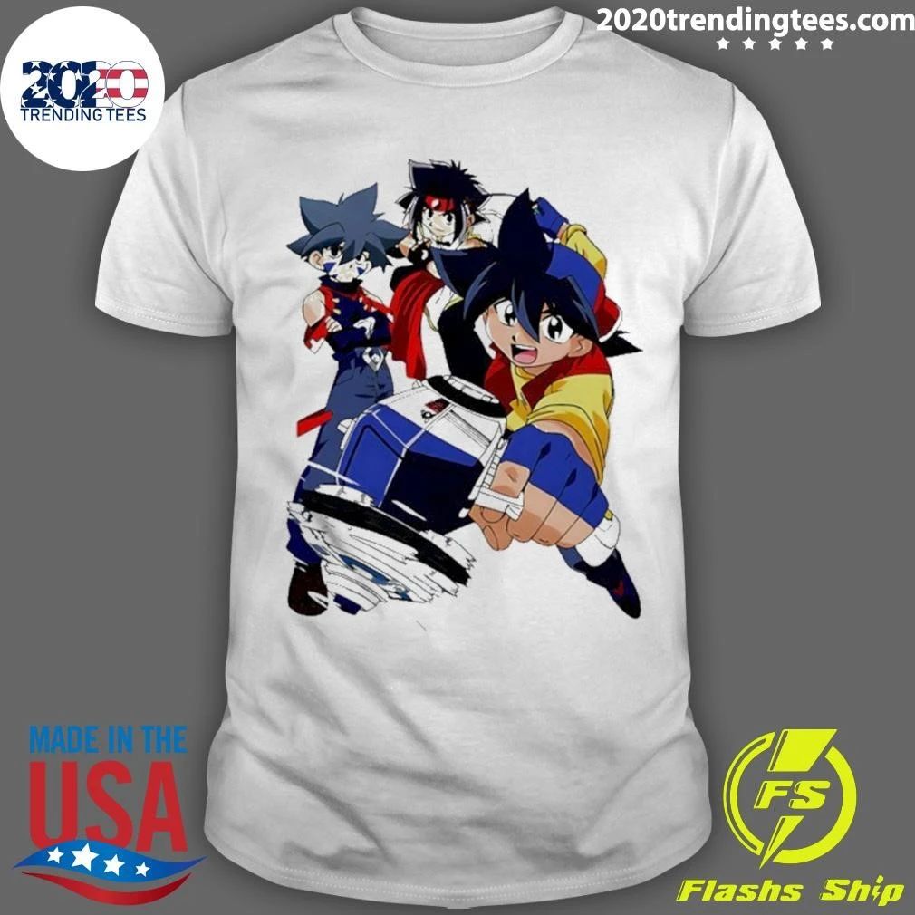 Tyson Granger And Ray Kon Beyblade Anime Shirt