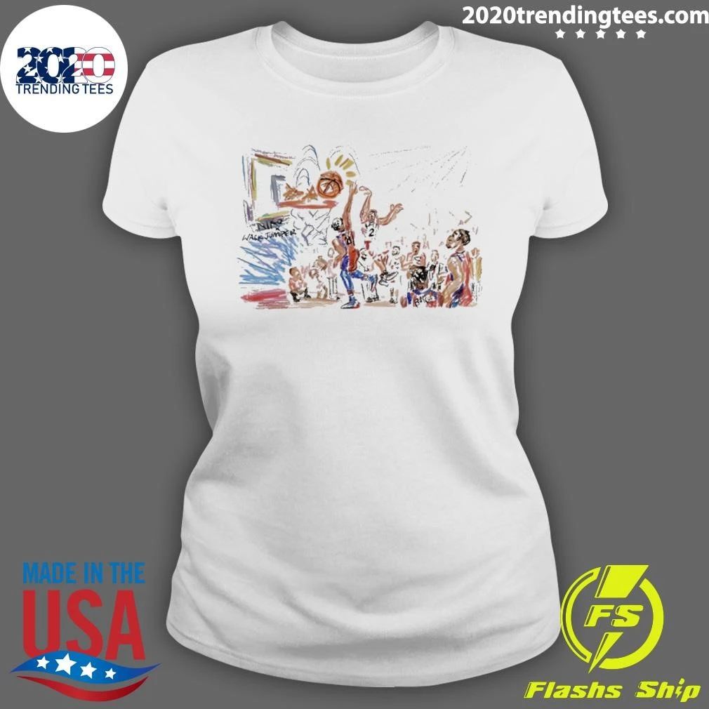 Kawhi The Dagger Basketball Paint Shirt