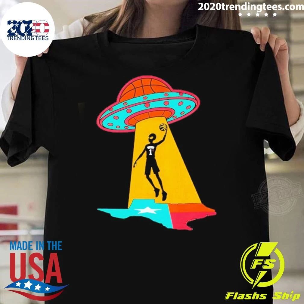 Antonio Basketball Wemby The Alien Spurs Star Shirt