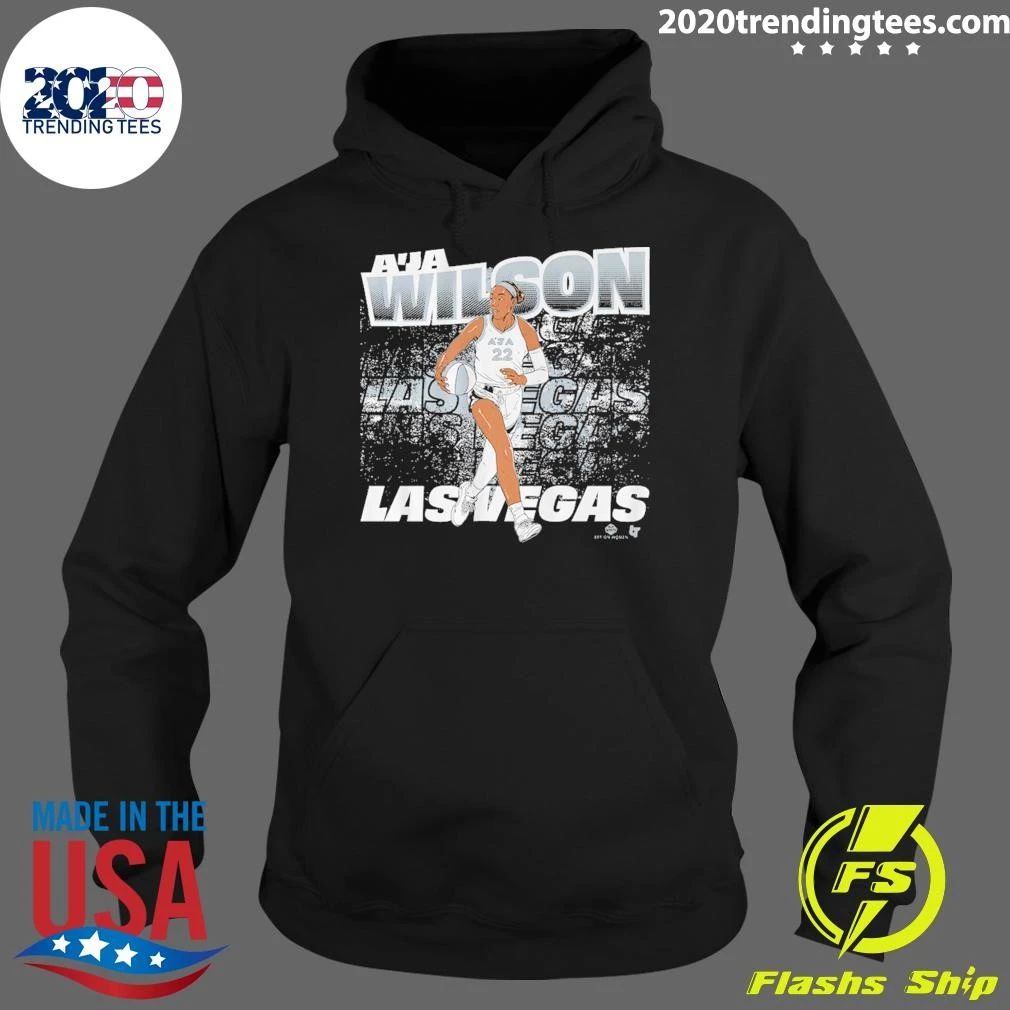 A’ja Wilson Las Vegas Street Ball Shirt