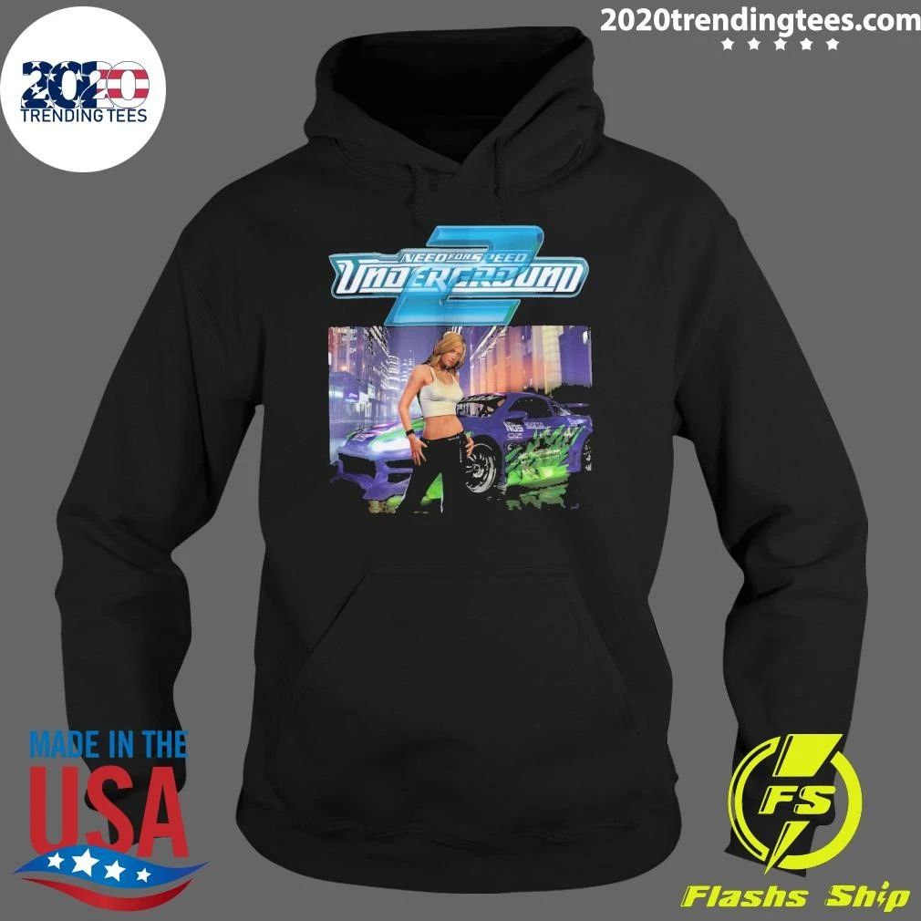 NFS U2 Need for Speed Underground 2 Retro Street Racing Game Shirt