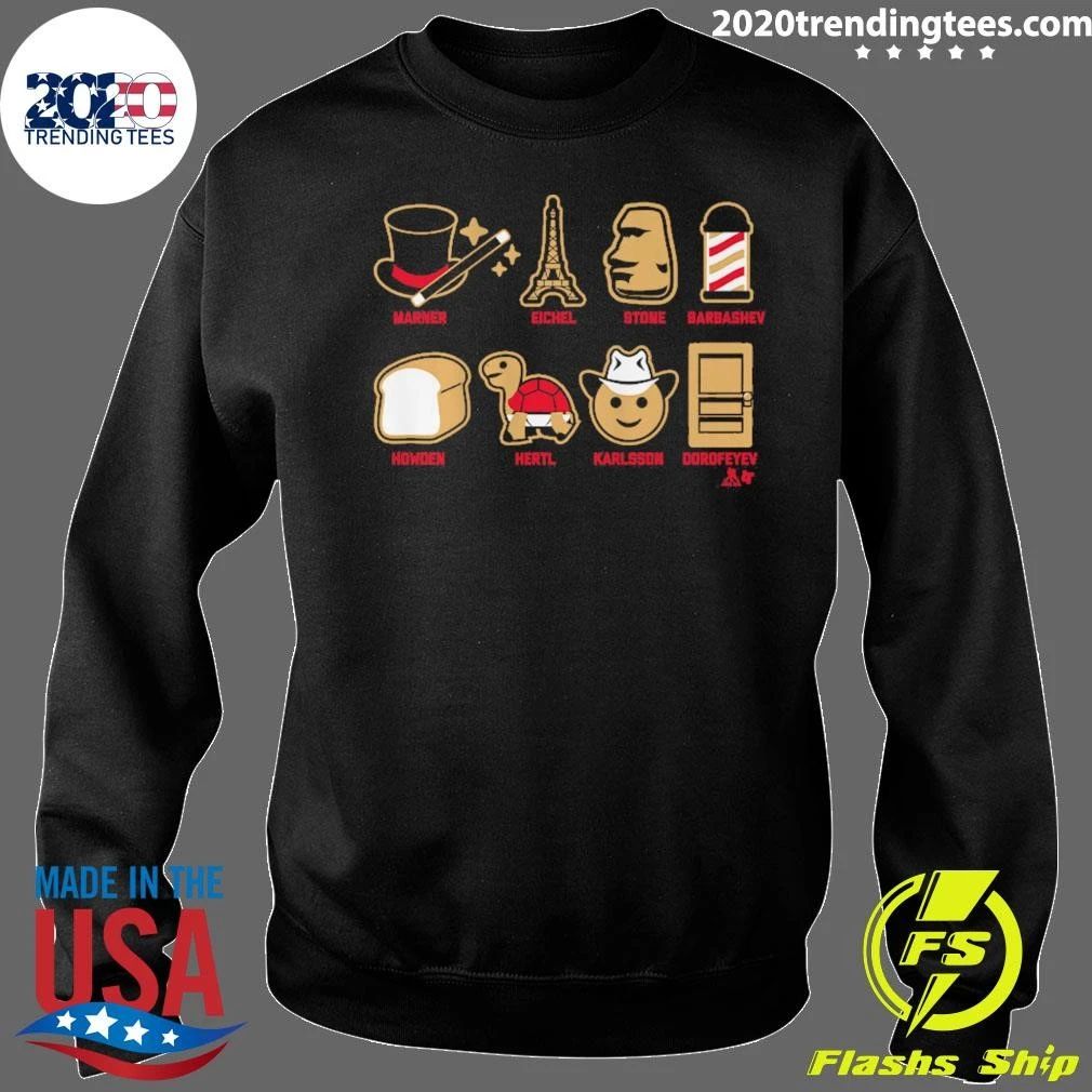 Vegas Hockey Emoji Stars 2026 Tee Shirt