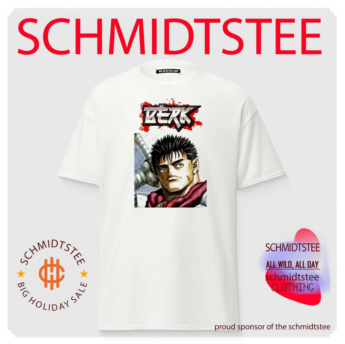 Guts Berserk Berk Anime Manga Kentaro Miura shirt