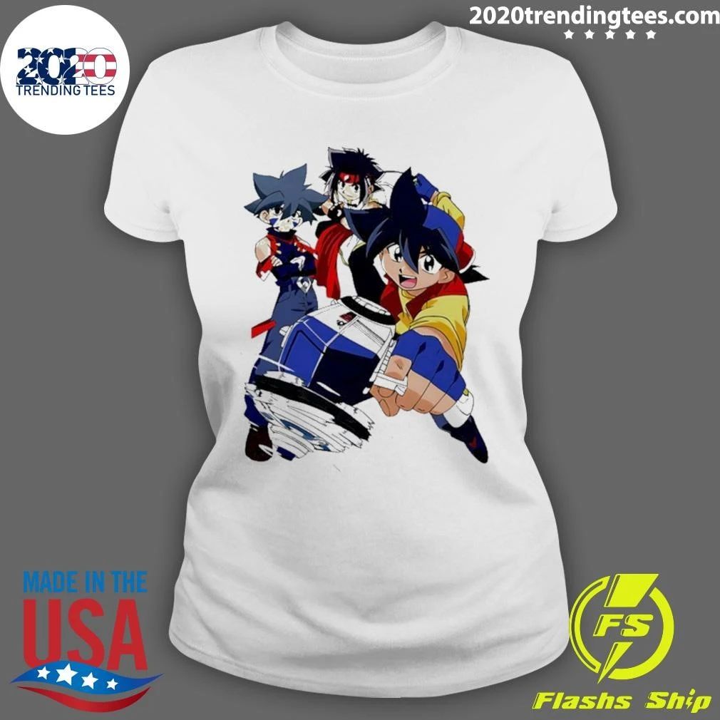 Tyson Granger And Ray Kon Beyblade Anime Shirt