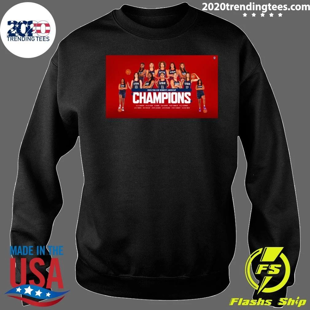USA Beat Canada 90-72 for 12th Straight Gold Medal at 2026 FIBA U18 Women’s AmeriCup Shirt
