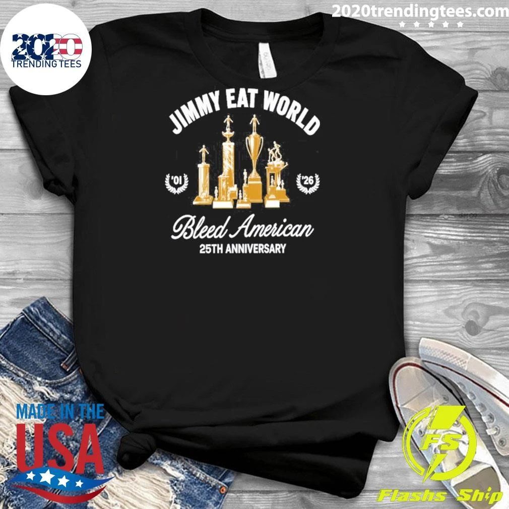 Funny Jimmy Eat World Morrison Bleed American 25th Anniversary 2026 Tee Shirt