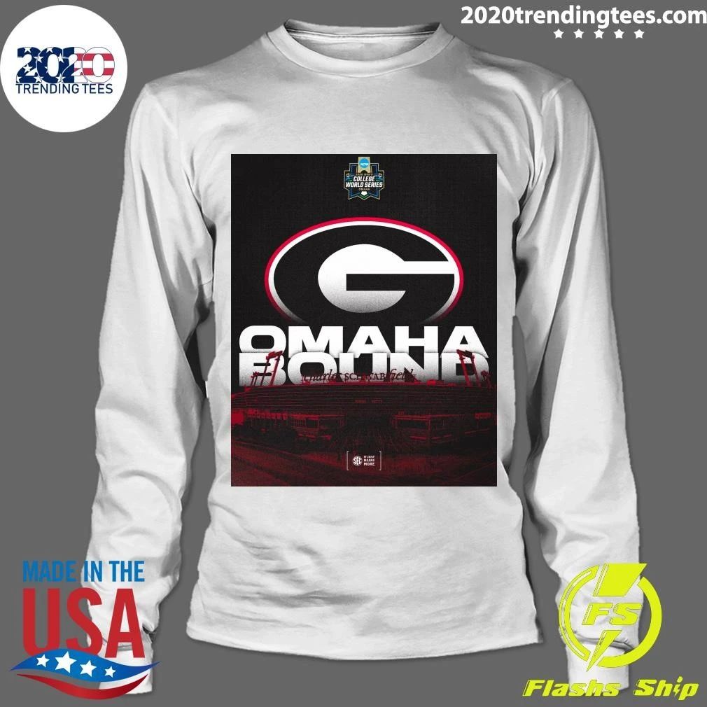 Omaha Bound Georgia Baseball Shirt
