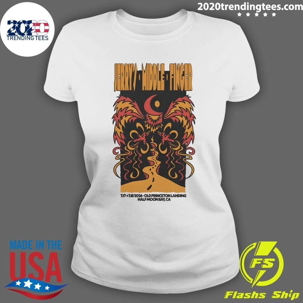 Jerry’s Middle Finger July 17 – July 18, 2026 Half Moon Bay CA Shirt