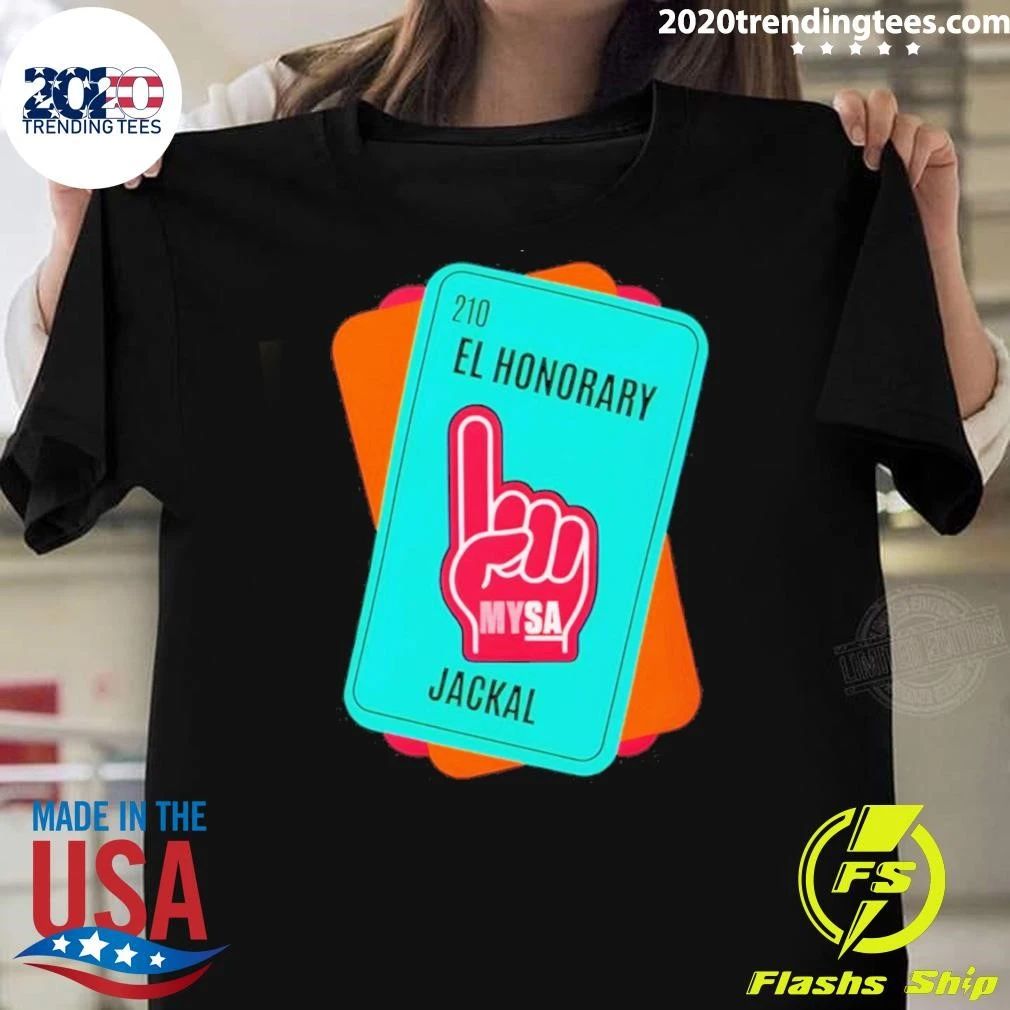 El Honorary Jackal Mysa San Antonio Spurs Basketball Nba 2026 Shirt