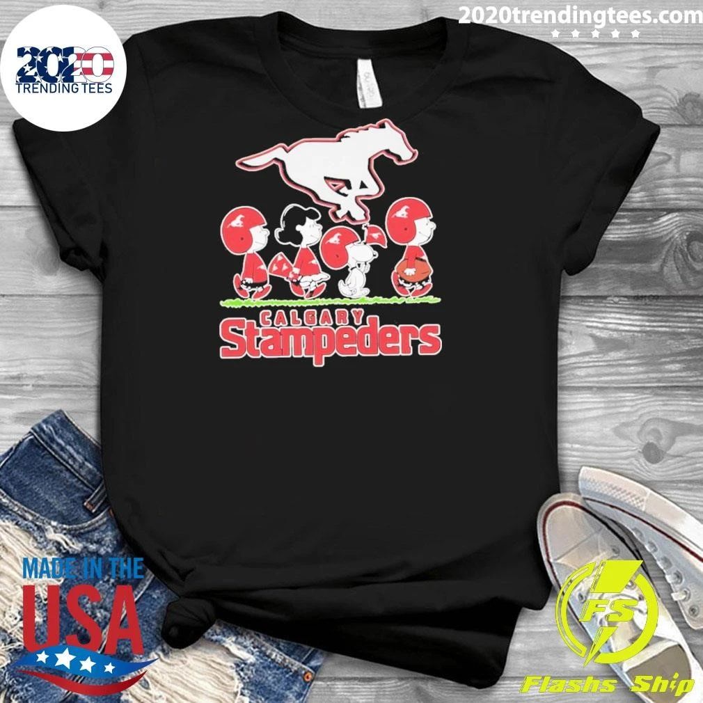 Peanuts X Calgary Stampeders Football Walk Graphic Shirt
