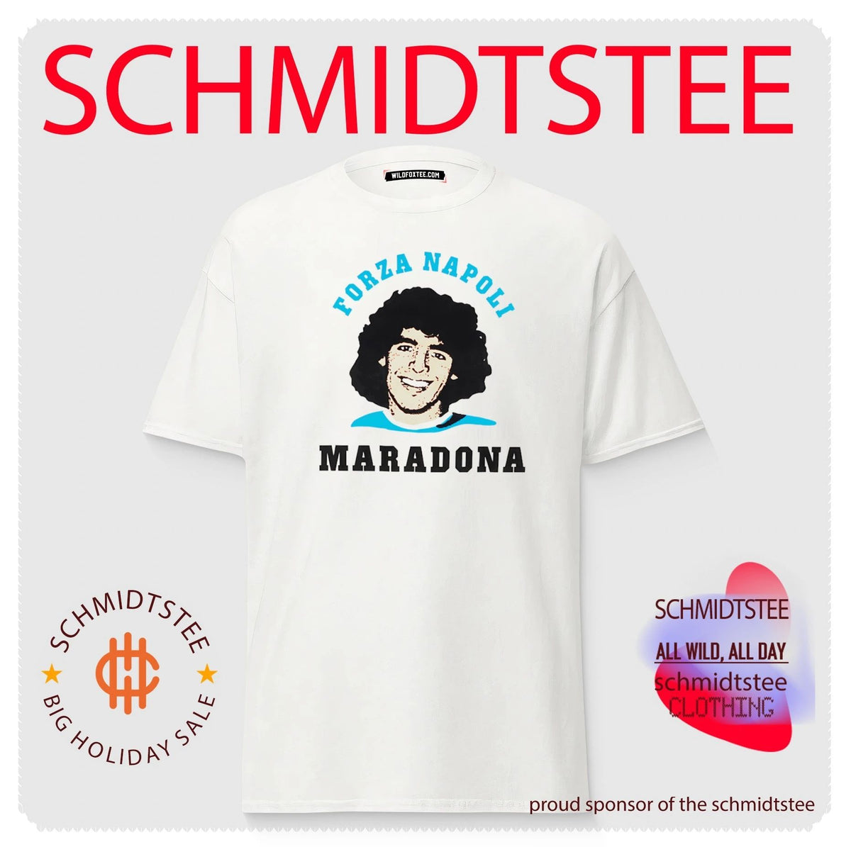 Forza Maradona Maradona Argentina FC paint shirt
