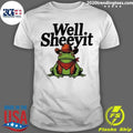 Well Sheeyit Cowboy Frog Retro Shirt