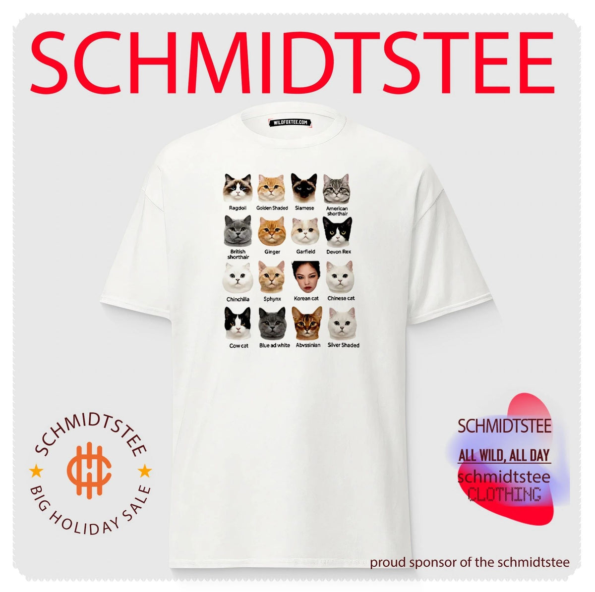 Kpop Cat Breed Chart Jennie Blackpink Meme Shirt