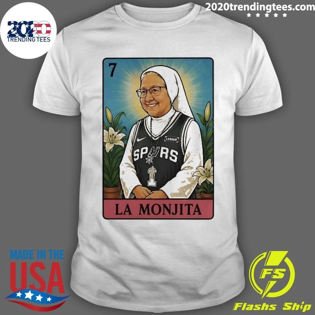 Nun La Monjita San Antonio Spurs Basketball Shirt