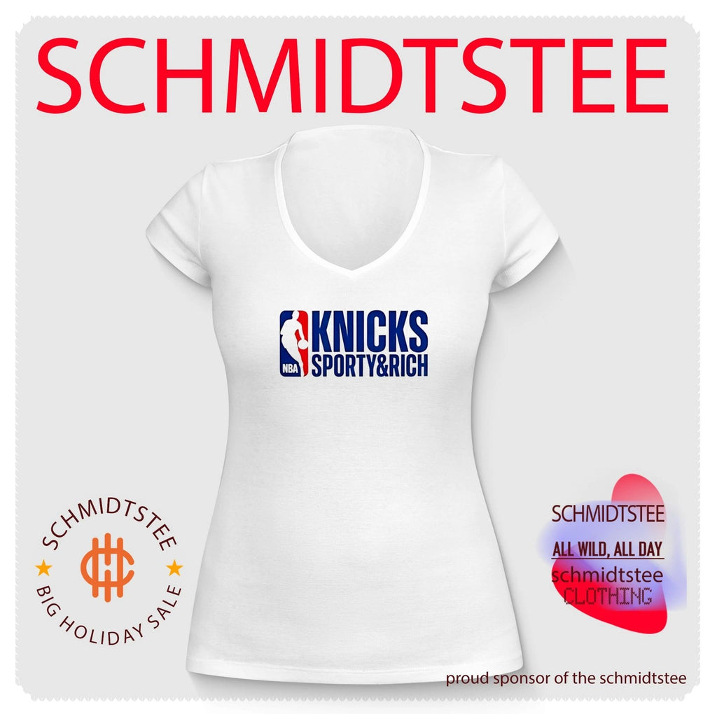 Knicks x Sporty And Rich NBA logo shirt