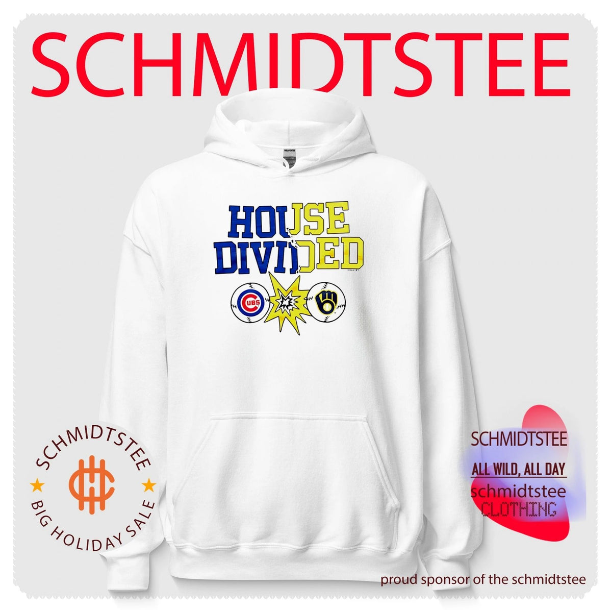 Chicago Cubs vs Milwaukee Brewers House Divided shirt