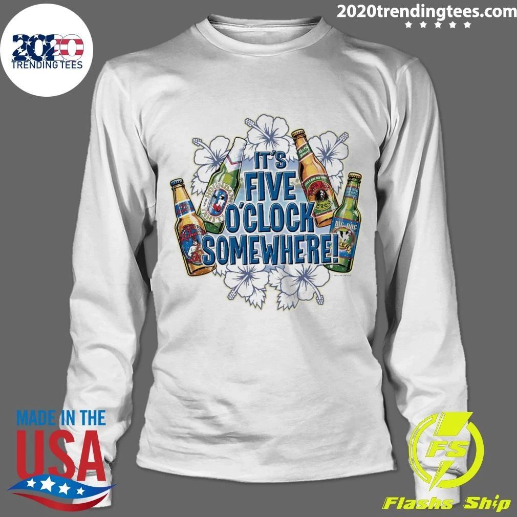 It Is Five O’Clock Somewhere Beer Drinking Shirt