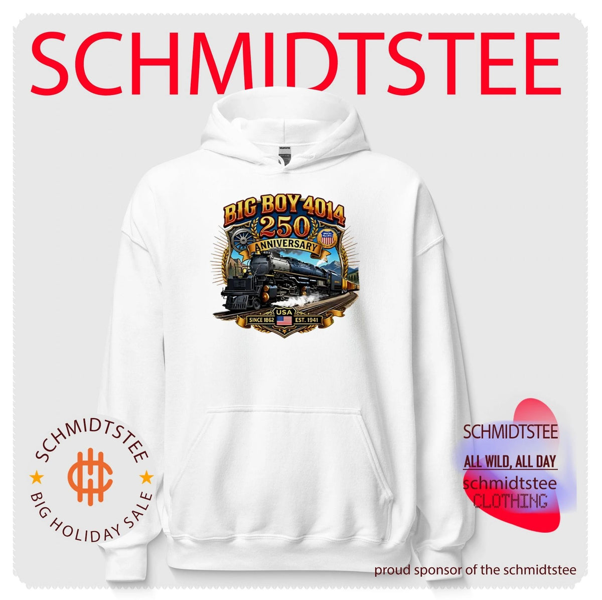 Big Boy 4014 Train USA 250th Anniversary Shirt