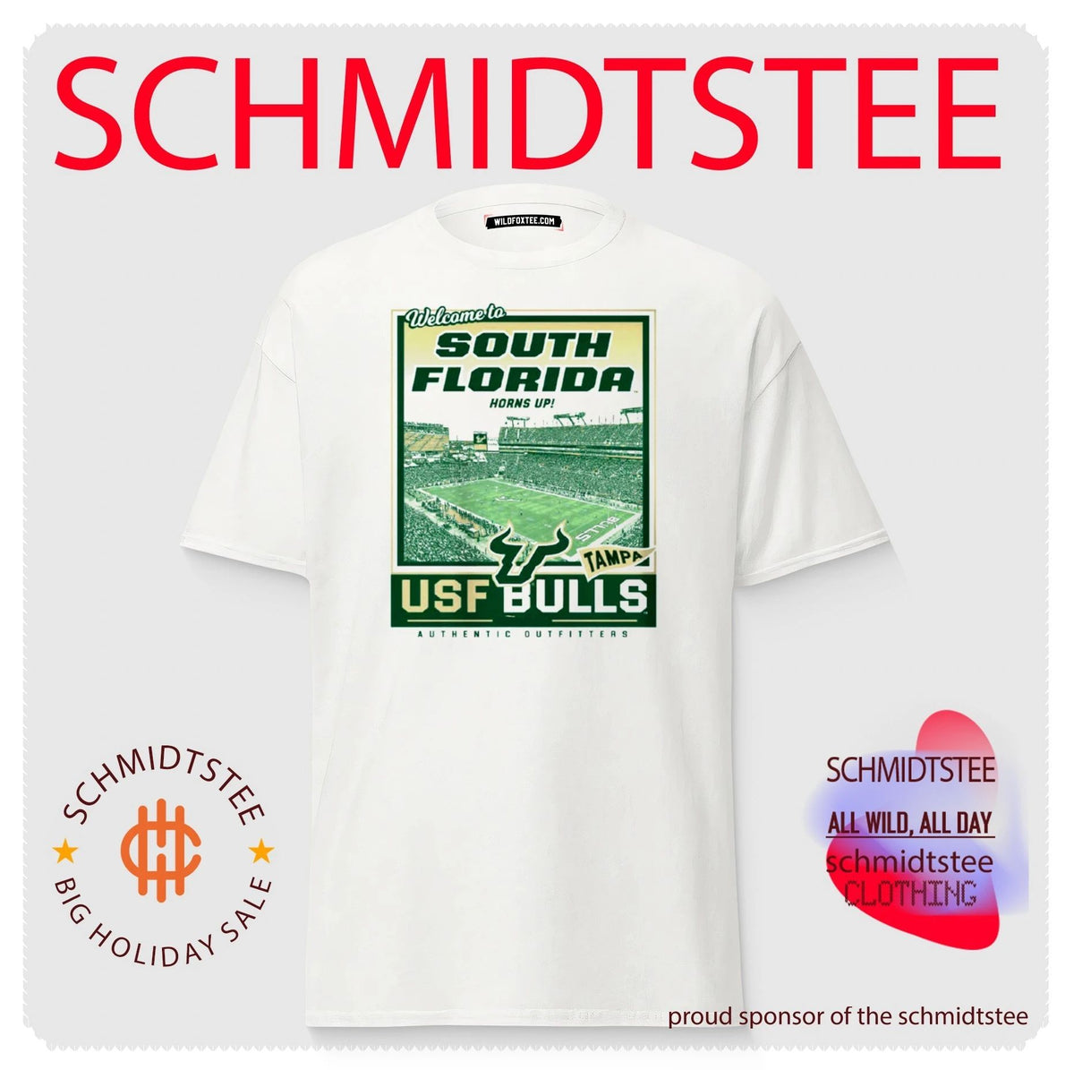 South Florida Bulls Welcome to Tampa Horns Up Authentic Outfitters shirt