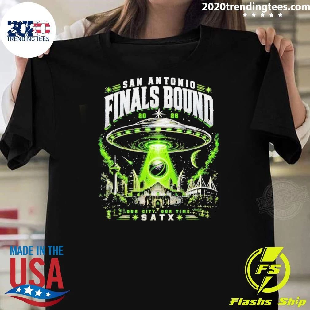 Antonio Finals Bound Spurs Basketball Satx Our City Our Time Shirt