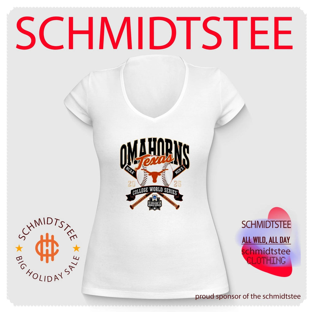 Texas Longhorns x Omaha Bound 2026 College World Series logo shirt