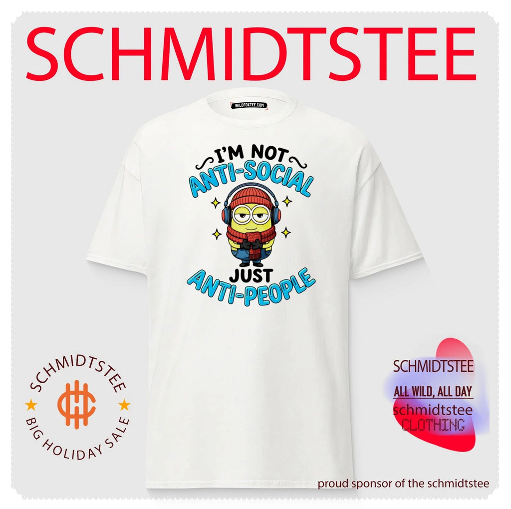 I’m not anti-social just anti-people Minion shirt