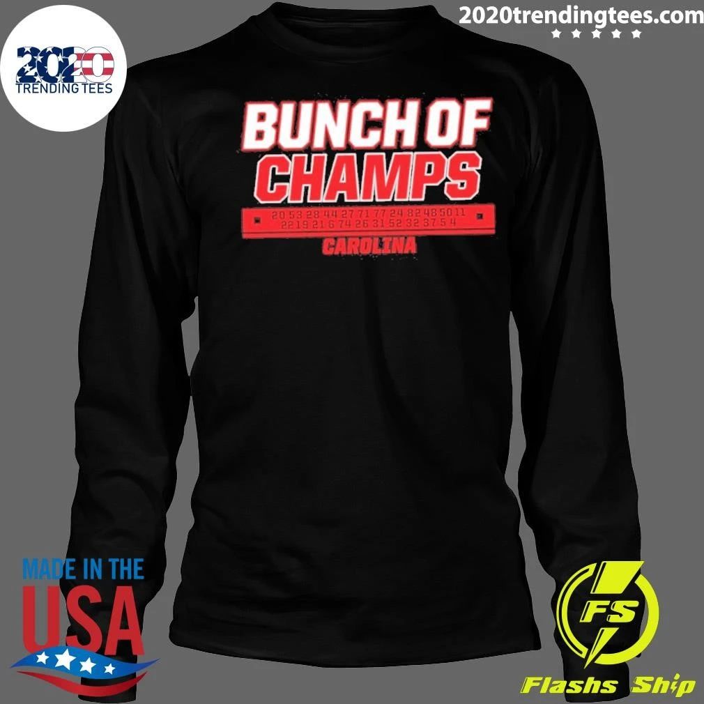 Carolina Hurricanes Bunch Of Champs 2026 Player Number Shirt